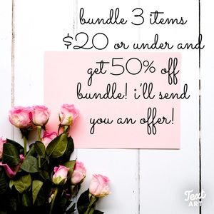 💐🌹🌸Bundle of 3 items $20 or less...50% off